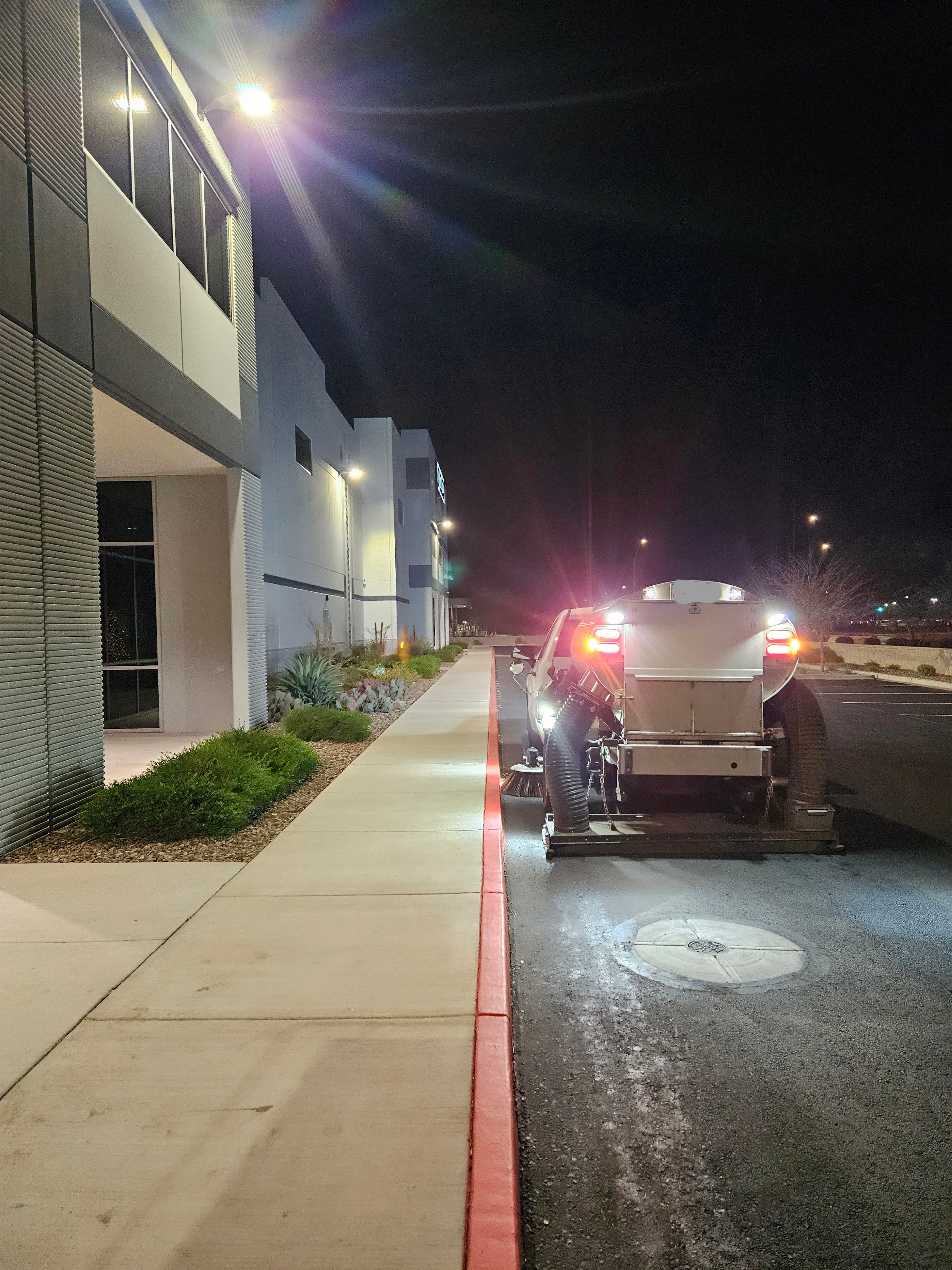 Parking Lot Sweeping